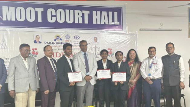 Chinmayee Rudra, V. Rishwanya, Jaydeep participated in the Vidhwata Mock Trial Competition, 2025