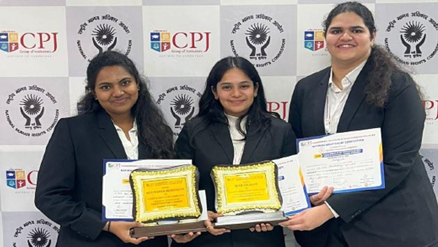 Kaluva Bhuvana Srija, Maansi Potedar, C.L.S Anvitha have been participated in CPJ National Moot Court Competition 2025