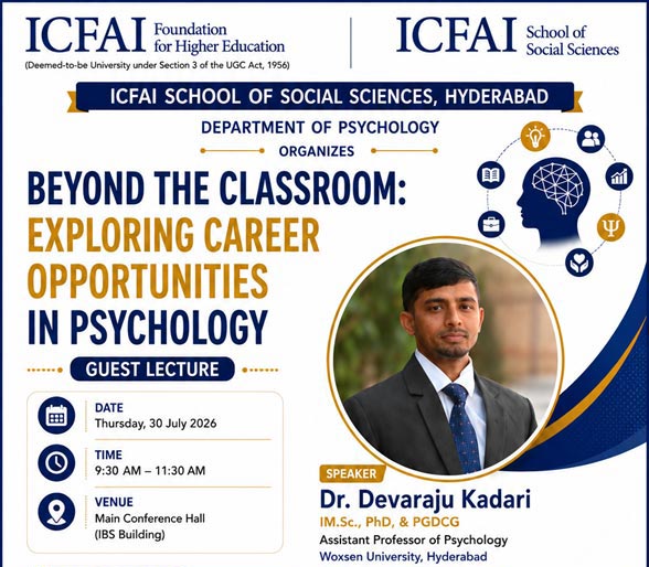 Guest Lecture on Beyond the Classroom: Exploring Career Opportunities in Psychology