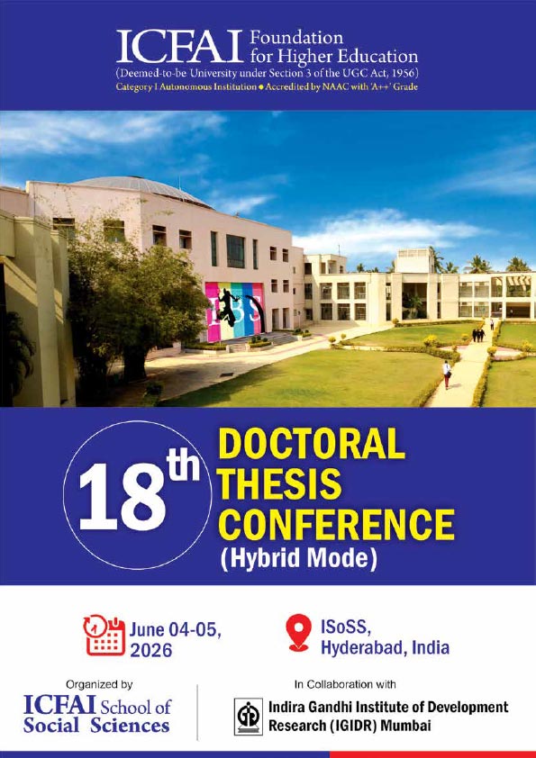 18th Doctoral Thesis Conference (Hybrid Mode)