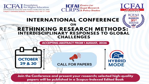  International Conference on Rethinking Research Methods: Interdisciplinary Responses to Global Challenges