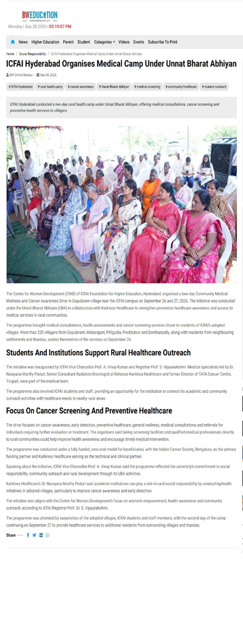 Community Medical Wellness and Cancer Awareness Camp