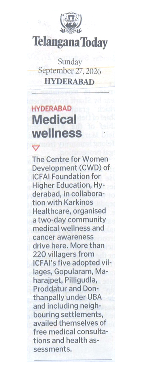 Community Medical Wellness and Cancer Awareness Camp