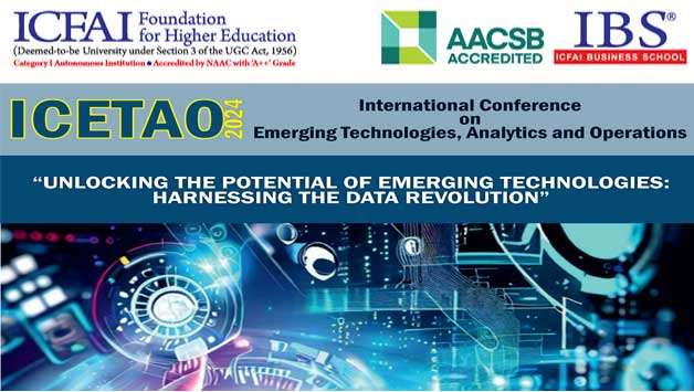 International Conference on
                                              Emerging Technologies,
                                              Analytics And Operation